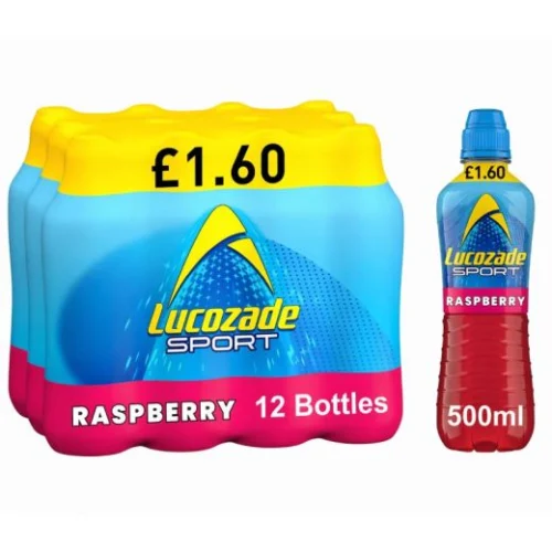 Lucozade Sport Raspberry Sports Cap Bottle £1.60P/M (832220)