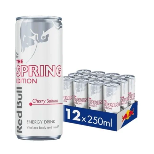 Red Bull Cherry Edition Sakura Cans £1.75 P/M