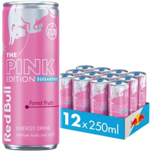 Red Bull Sugar Free Forest Fruit(N029475)(Pink) £1.70Pm
