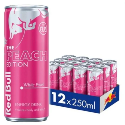 Red Bull Summer Edition White Peach (Dark Pink) £1.75P/M