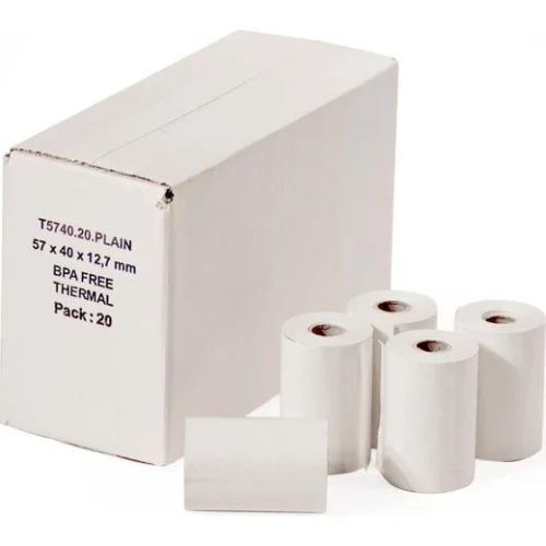 Thermal Paper Rolls 57Mm X 40Mm Bpa Free (Therm-Rolls-57By40)