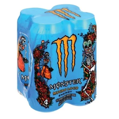 Monster Mucho Loco Cans 4Pck