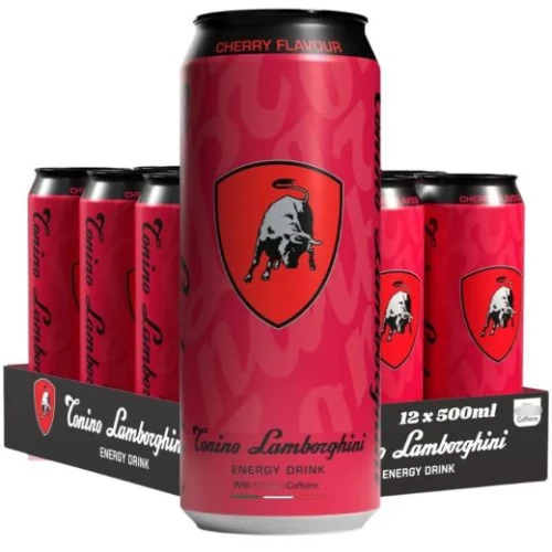 Tonino Lamborghini Cherry Energy Drink Cans (S33505)(Tlcher)