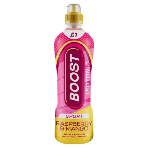 Boost Sports Rasberry & Mango Bottles(3091505) £1 P/M