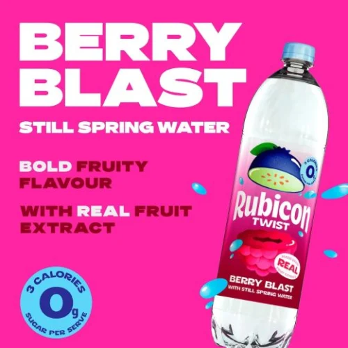 Rubicon Twist Still Berry Blast Spring Water Bottles