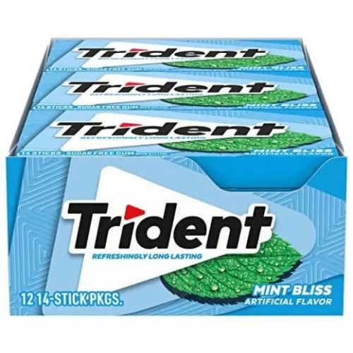 American Trident Mint Bliss Sugar Free Chewing Gum