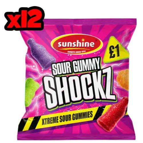 Sunshine Sour Gummy Shockz £1 Bags