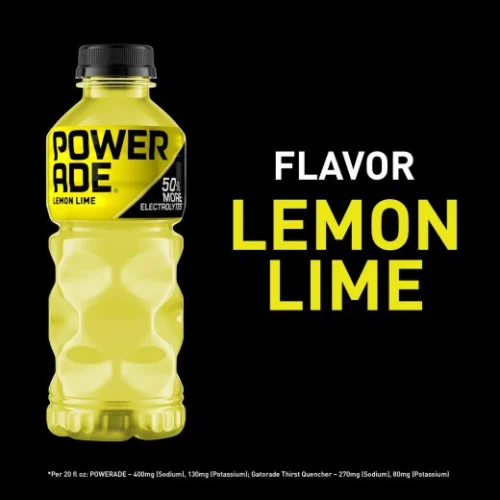 American Powerade Lemon Lime Pet Bottles